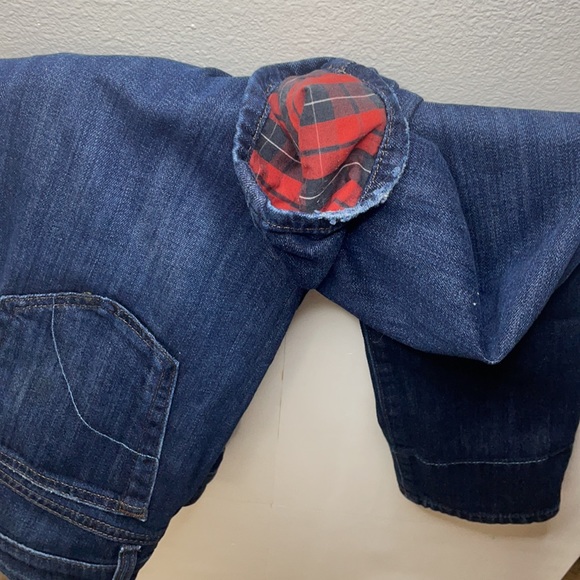 Dark Wash Straight Leg Jeans - Picture 3 of 5